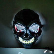 Load image into Gallery viewer, LED Halloween Glowing Mask Led Mask Party Masque Masquerade Masks Neon Maske Light Glow In The Dark Horror Props Party Costume
