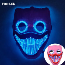 Load image into Gallery viewer, LED Halloween Glowing Mask Led Mask Party Masque Masquerade Masks Neon Maske Light Glow In The Dark Horror Props Party Costume
