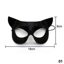 Load image into Gallery viewer, Halloween Cosplay Fox Mask Lace Sexy Eye Mask Animal Mask Half Face Erotic Lace Cat Mask Women Sex Toys For Couple Squid Game

