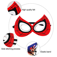 Load image into Gallery viewer, Halloween Superhero Masks Christmas Birthday Party Spiderman Hulk Iron Man Dress Up Costume Cosplay Mask For Kids Children Favor Mystery Gift
