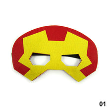 Load image into Gallery viewer, Halloween Superhero Masks Christmas Birthday Party Spiderman Hulk Iron Man Dress Up Costume Cosplay Mask For Kids Children Favor Mystery Gift
