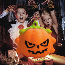 Load image into Gallery viewer, Halloween Pop It Stress Relief Luminous Jack-o-lantern Pumpkin Squeeze Ball Alphabet Learning Educational Toys Spinner Fidget Toy Gift
