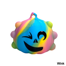 Load image into Gallery viewer, Halloween Pop It Stress Relief Luminous Jack-o-lantern Pumpkin Squeeze Ball Alphabet Learning Educational Toys Spinner Fidget Toy Gift

