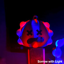Load image into Gallery viewer, Halloween Pop It Stress Relief Luminous Jack-o-lantern Pumpkin Squeeze Ball Alphabet Learning Educational Toys Spinner Fidget Toy Gift
