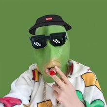 Load image into Gallery viewer, Funny Green Fish Head Mask For Adult Carnival Party Latex Halloween Cosplay Costume Mask Masquerade Cosplay Masks
