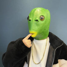 Load image into Gallery viewer, Funny Green Fish Head Mask For Adult Carnival Party Latex Halloween Cosplay Costume Mask Masquerade Cosplay Masks
