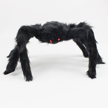 Load image into Gallery viewer, 1Pc 30cm/50cm/60cm/75cm Gaint Plush Black Spider Big Wire Plush Spider For Halloween Party Horror Halloween Atmosphere Decorations
