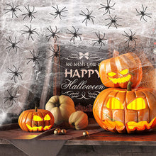 Load image into Gallery viewer, Halloween Scary Party Scene Props White Stretchy Cobweb Spider Web Horror Halloween Decoration For Bar Haunted House
