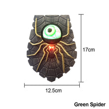 Load image into Gallery viewer, Halloween One-eyed Doorbell Decoration Ghost's Day Glowing Door Hanging Plastic Eyeball Doorbell For Bar Haunted House
