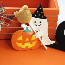 Load image into Gallery viewer, 50PCS Christmas Halloween Candy Package Card Ghost Pumpkin Lollipop Holder Biscuits Decoration Kids Gift Home DIY Supplies
