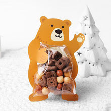 Load image into Gallery viewer, 10pcs/lot Animal Cute Rabbit Raccoon Gift Bags Candy Bags Halloween Birthday Party Cookie Biscuit Bags Bear Candy Box
