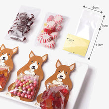 Load image into Gallery viewer, 10pcs/lot Animal Cute Rabbit Raccoon Gift Bags Candy Bags Halloween Birthday Party Cookie Biscuit Bags Bear Candy Box
