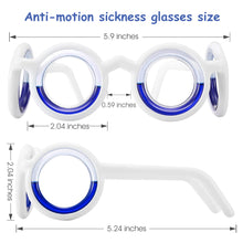 Load image into Gallery viewer, 3D Anti-vertigo Glasses Vehicles Ships Airplanes Anti-stun Glasses Detachable Frame Anti-stun Glasses for Children Adults
