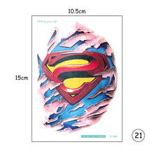 Load image into Gallery viewer, Halloween Tattoo Stickers Atmosphere Party Horror Stickers Waterproof Sweatproof Tattoo Stickers
