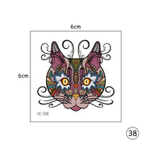 Load image into Gallery viewer, Halloween Skull Face Tattoo Stickers Kids Tattoo Stickers Waterproof Sweatproof Body Art Tattoo Stickers
