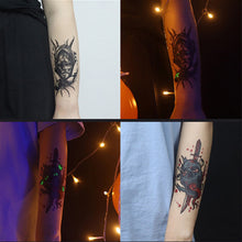 Load image into Gallery viewer, Halloween Luminous Tattoo Stickers Waterproof Sweatproof Tattoo Stickers Temporary Body Art Tattoo
