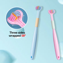 Load image into Gallery viewer, Creative Three Sided Soft Toothbrush Adult Hair Tooth Soft Bristle Kids Clean Toothbrush Oral Care Teeth Brush Oral Health Cleaner
