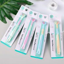 Load image into Gallery viewer, Creative Three Sided Soft Toothbrush Adult Hair Tooth Soft Bristle Kids Clean Toothbrush Oral Care Teeth Brush Oral Health Cleaner
