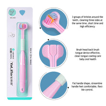 Load image into Gallery viewer, Creative Three Sided Soft Toothbrush Adult Hair Tooth Soft Bristle Kids Clean Toothbrush Oral Care Teeth Brush Oral Health Cleaner
