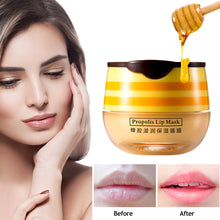 Load image into Gallery viewer, Propolis Moisturizing Lip Mask Bear Honey Fashion Sleeping Lip Lines Skin Care Lip Care Honey Lip Mask Women Health Care
