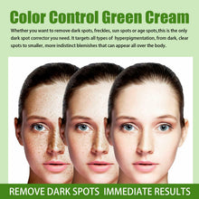 Load image into Gallery viewer, Whitening Freckles Green Cream Remove Dark Lightening Spot Lightening Melanin Brightening Melasma Remover Moisturizing Cream
