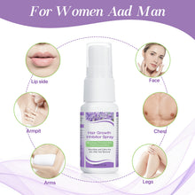 Load image into Gallery viewer, Hair Growth Removal Inhibitor Spray Beard Hair Growth Inhibition Legs Body Armpit Painless Facial Stop Hair Depilatory Spary
