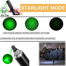 Load image into Gallery viewer, 10000m USB Charging Laser Torch Green Laser Pointer High Powerful Dot Single Starry Burning Match
