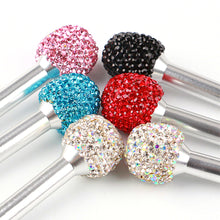 Load image into Gallery viewer, 2Pcs Car Door Pin Lock Knob Pull Pins Diamond Bling Aluminum Alloy Door Handle Security Door Latch Lock Pin Accessories
