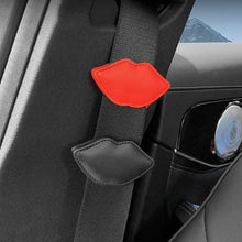 Load image into Gallery viewer, Universal Car Seat Belt Clip Adjustable Seat Belts Stopper Buckle PU Leather Mouth Style Vehicle Safety Belt Clamp Accessories
