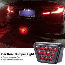 Load image into Gallery viewer, Universal Car SUV Rear Bumper Diffuser Rear Fog Light Strobe Brake With Mounting Bracket
