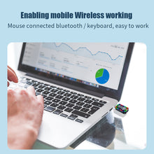 Load image into Gallery viewer, Q1 2-in-1 Bluetooth Receiver Transmitter 3.5mm Audio Aux Wireless Driver-free Amplifier Audio Adapter
