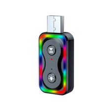 Load image into Gallery viewer, Q1 2-in-1 Bluetooth Receiver Transmitter 3.5mm Audio Aux Wireless Driver-free Amplifier Audio Adapter
