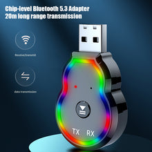 Load image into Gallery viewer, Q2 2-in-1 Bluetooth Receiver Transmitter 3.5mm Audio Aux Wireless Driver-free Amplifier Audio Adapter
