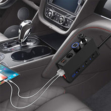 Load image into Gallery viewer, TR24 Quick Charge QC 3.0 -Cigarette Lighter Splitter 12V/24V 3 Socket 180W With 4-Port USB Car Charger ON-OFF Power
