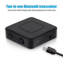 Load image into Gallery viewer, 2 In 1 Bluetooth Receiver Audio Receiver Wireless Receiver Stereo Usb 3.5Mm Aux Jack For Computer Car Headset Computer

