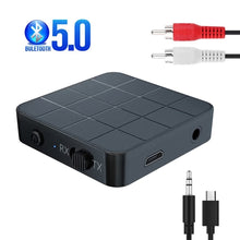 Load image into Gallery viewer, Bluetooth 5.0 Audio Receiver Transmitter AUX RCA 3.5 3.5MM Jack Stereo Music Wireless Adapter USB Dongle For Car TV PC Headphone
