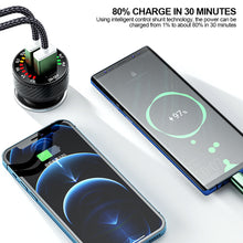 Load image into Gallery viewer, Car Dual QC 3.0 USB Charger Adapter 18W Fast Charging Marquee Light LED Voltmeter with ON OFF Switch 12V- 24V Waterproof
