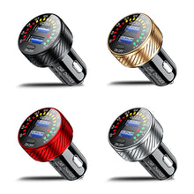 Load image into Gallery viewer, Car Dual QC 3.0 USB Charger Adapter 18W Fast Charging Marquee Light LED Voltmeter with ON OFF Switch 12V- 24V Waterproof
