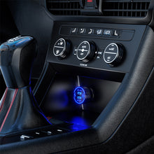Load image into Gallery viewer, 12V/24V Dual QC3.0 USB Ports 18W Multiple Car Charger Socket with Touch Switch Fast Car Adapter Triple Aluminum Metal
