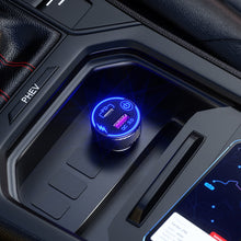 Load image into Gallery viewer, Car Charger Socket PD3.0 &amp; QC3.0 USB Ports USB with Touch Switch Fast Car Adapter Triple Aluminum Metal 18W
