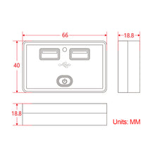 Load image into Gallery viewer, 12V-24V 4.8A Dual Car USB Ports Charger Socket Charging LED Indicator For Motorbike Boat Auto Electronics Accessories
