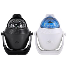 Load image into Gallery viewer, Marine HD High-Precision Magnetic Navigation Compass Gear Marine With Light Compass Guide Ball LED Light Electronic Navigation Compass Waterproof

