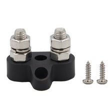 Load image into Gallery viewer, M6 M8 DC 48V Terminal Block Stud Busbar Stud Positive Negative Junction Fixed Wiring Bolt for RV Ship Boat Truck
