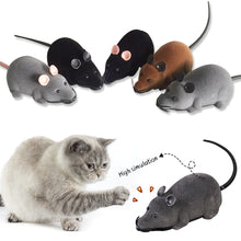 Load image into Gallery viewer, Cat Remote Control Mouse Toy Funny Simulation Mouse Electric Toys Funny Cat Pet Toy with Remote Control Pet Toys Cat Toys
