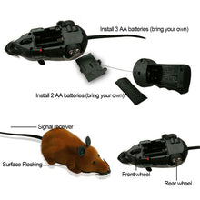 Load image into Gallery viewer, Cat Remote Control Mouse Toy Funny Simulation Mouse Electric Toys Funny Cat Pet Toy with Remote Control Pet Toys Cat Toys
