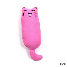 Load image into Gallery viewer, Cute Cat Face Catnip Cats Toy Kitten Teeth Chewing Biting Plush Toys Cat Plush Thumb Pillow Pet Accessories
