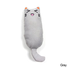 Load image into Gallery viewer, Cute Cat Face Catnip Cats Toy Kitten Teeth Chewing Biting Plush Toys Cat Plush Thumb Pillow Pet Accessories
