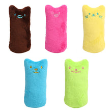 Load image into Gallery viewer, Cute Cat Face Catnip Cats Toy Kitten Teeth Chewing Biting Plush Toys Cat Plush Thumb Pillow Pet Accessories
