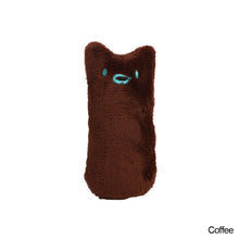 Load image into Gallery viewer, Cute Cat Face Catnip Cats Toy Kitten Teeth Chewing Biting Plush Toys Cat Plush Thumb Pillow Pet Accessories
