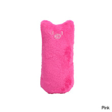 Load image into Gallery viewer, Cute Cat Face Catnip Cats Toy Kitten Teeth Chewing Biting Plush Toys Cat Plush Thumb Pillow Pet Accessories
